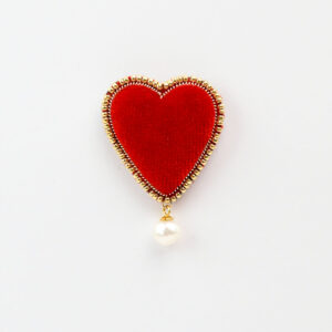 Corazón de Rubi - brooch