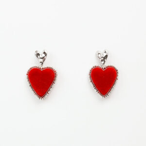 Corazón de Rubi - earrings silver